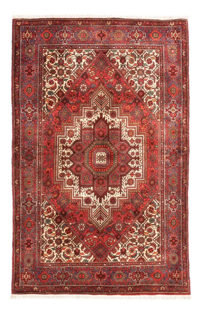 Perski dywan - Nomadyczny - 152 x 102 cm - czerwony