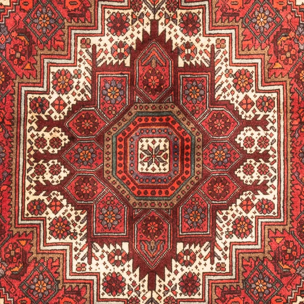 Perski dywan - Nomadyczny - 152 x 102 cm - czerwony