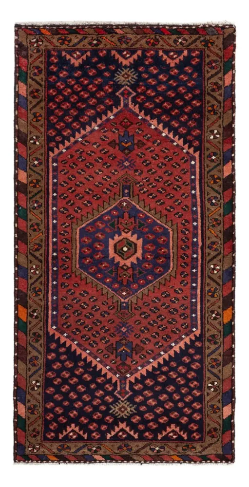 Perski dywan - Nomadyczny - 153 x 74 cm - ciemna czerwień