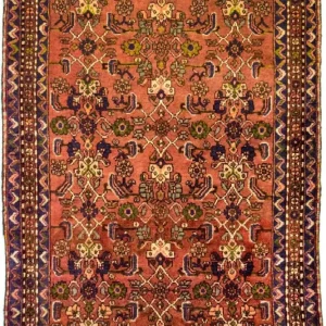 Perski dywan - Nomadyczny - 154 x 115 cm - rdza