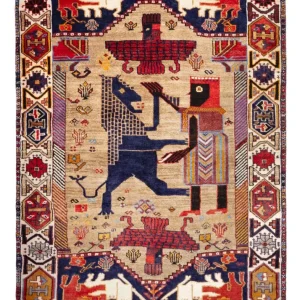 Perski dywan - Nomadyczny - 157 x 113 cm - wielokolorowy