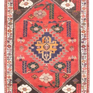 Perski dywan - Nomadyczny - 160 x 110 cm - ciemna czerwień
