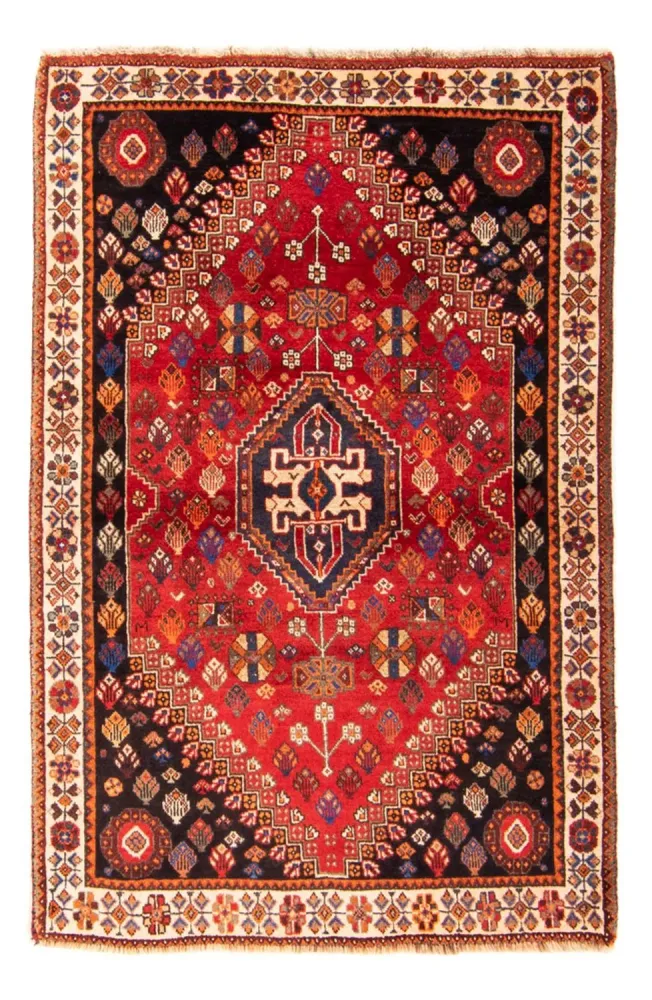 Perski dywan - Nomadyczny - 161 x 108 cm - czerwony
