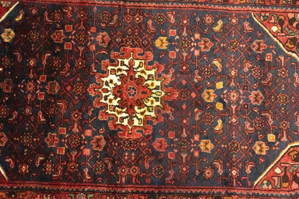 Perski dywan - Nomadyczny - 173 x 115 cm - pomarańczowy