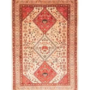 Perski dywan - Nomadyczny - 178 x 113 cm - beżowy