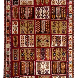 Perski dywan - Nomadyczny - 182 x 111 cm - wielokolorowy