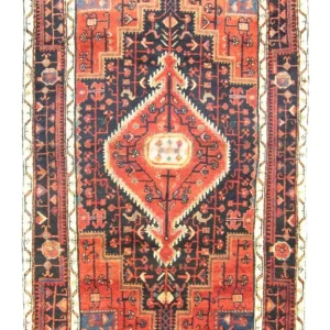 Perski dywan - Nomadyczny - 193 x 120 cm - pomarańczowy
