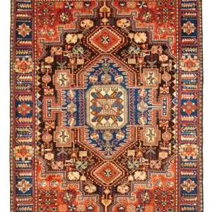 Perski dywan - Nomadyczny - 200 x 145 cm - niebieski