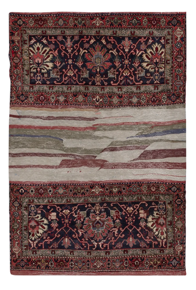 Perski dywan - Nomadyczny - 204 x 140 cm - wielokolorowy