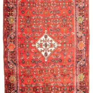 Perski dywan - Nomadyczny - 207 x 135 cm - czerwony