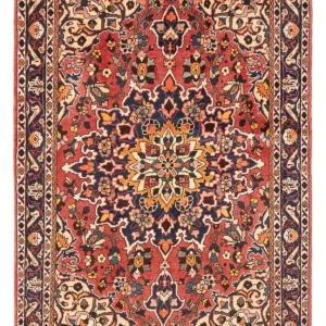 Perski dywan - Nomadyczny - 208 x 135 cm - czerwony