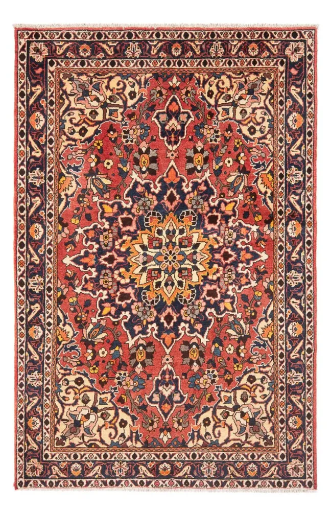 Perski dywan - Nomadyczny - 208 x 135 cm - czerwony