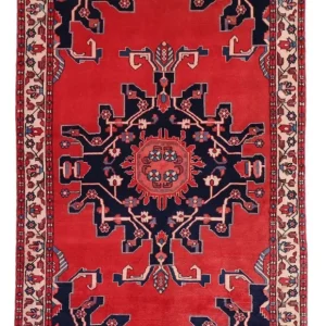 Perski dywan - Nomadyczny - 215 x 125 cm - czerwony