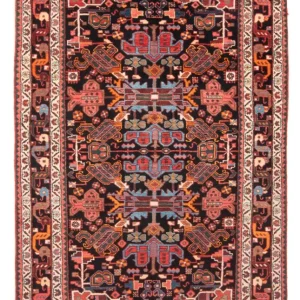 Perski dywan - Nomadyczny - 215 x 135 cm - ciemnoniebieski