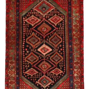 Perski dywan - Nomadyczny - 217 x 138 cm - czarny