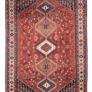 Perski dywan - Nomadyczny - 230 x 155 cm - czerwony