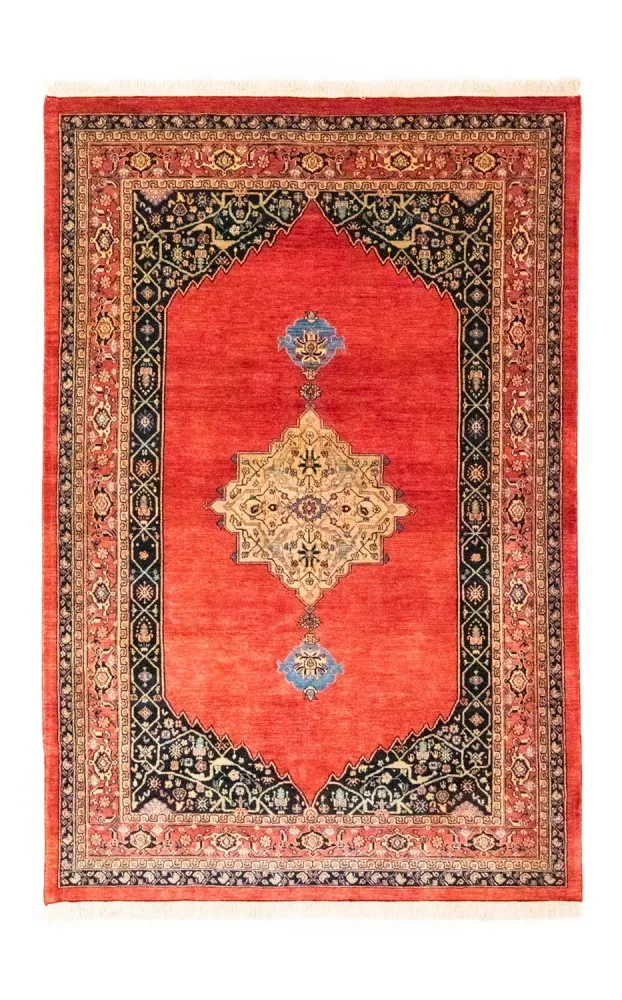 Perski dywan - Nomadyczny - 242 x 162 cm - czerwony