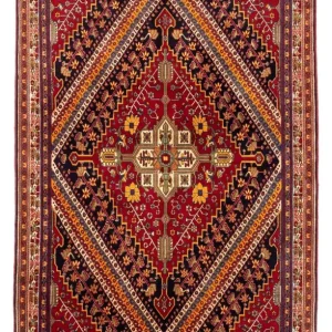 Perski dywan - Nomadyczny - 250 x 152 cm - ciemna czerwień