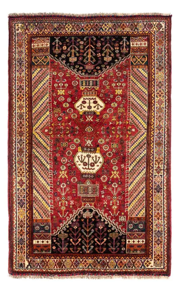 Perski dywan - Nomadyczny - 250 x 153 cm - ciemna czerwień