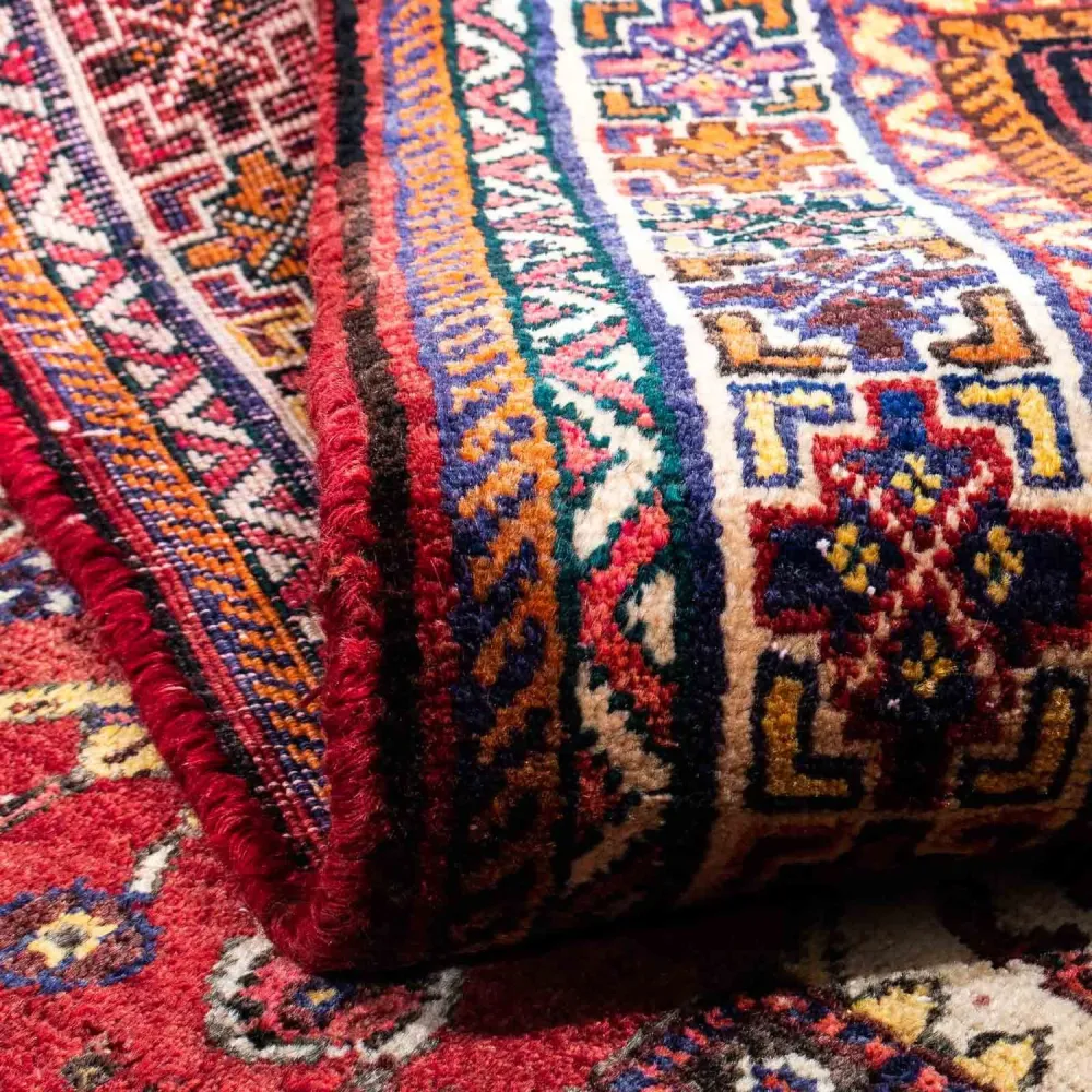Perski dywan - Nomadyczny - 250 x 153 cm - ciemna czerwień