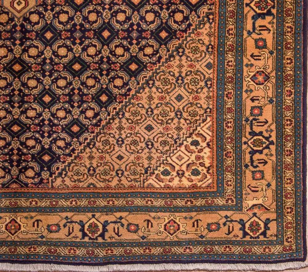 Perski dywan - Nomadyczny - 256 x 195 cm - niebieski
