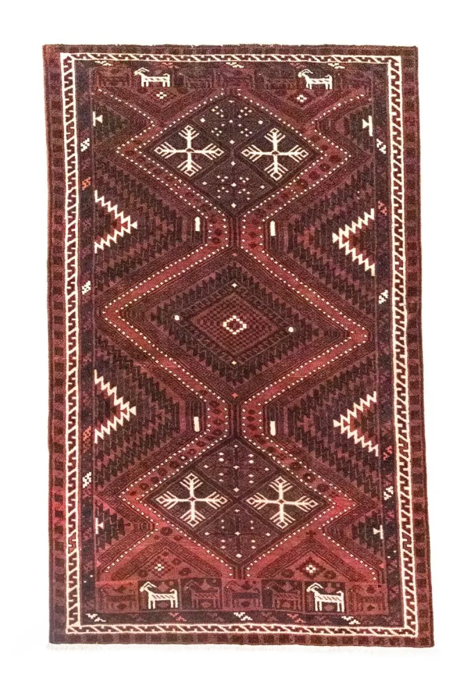 Perski dywan - Nomadyczny - 270 x 175 cm - brązowy