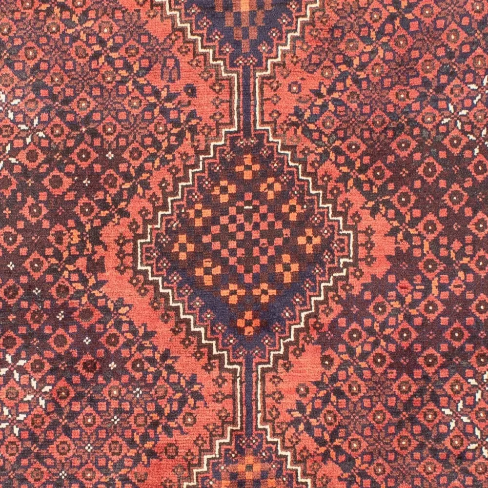 Perski dywan - Nomadyczny - 282 x 200 cm - jasna czerwień