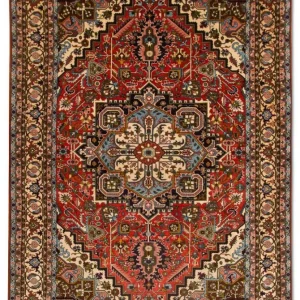 Perski dywan - Nomadyczny - 291 x 202 cm - czerwony