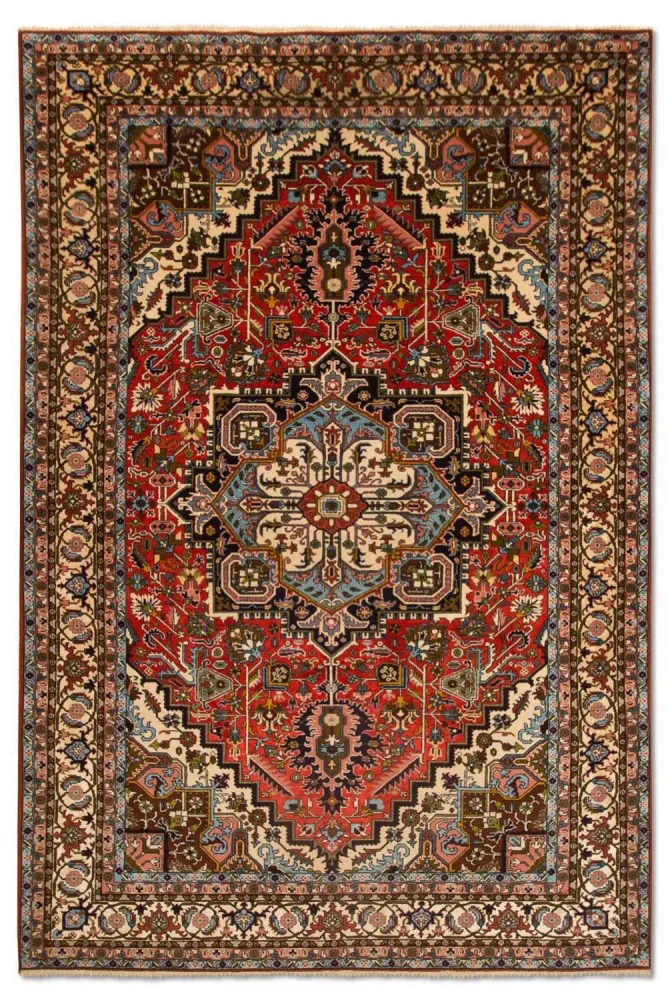 Perski dywan - Nomadyczny - 291 x 202 cm - czerwony