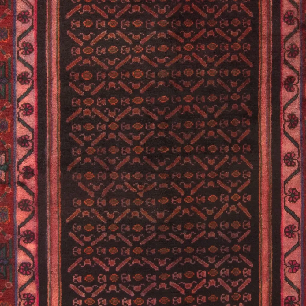 Perski dywan - Nomadyczny - 300 x 155 cm - ciemna czerwień