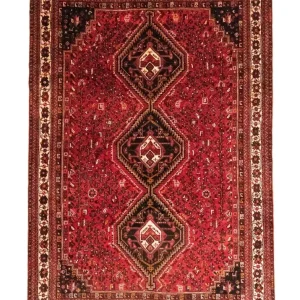 Perski dywan - Nomadyczny - 300 x 215 cm - czerwony