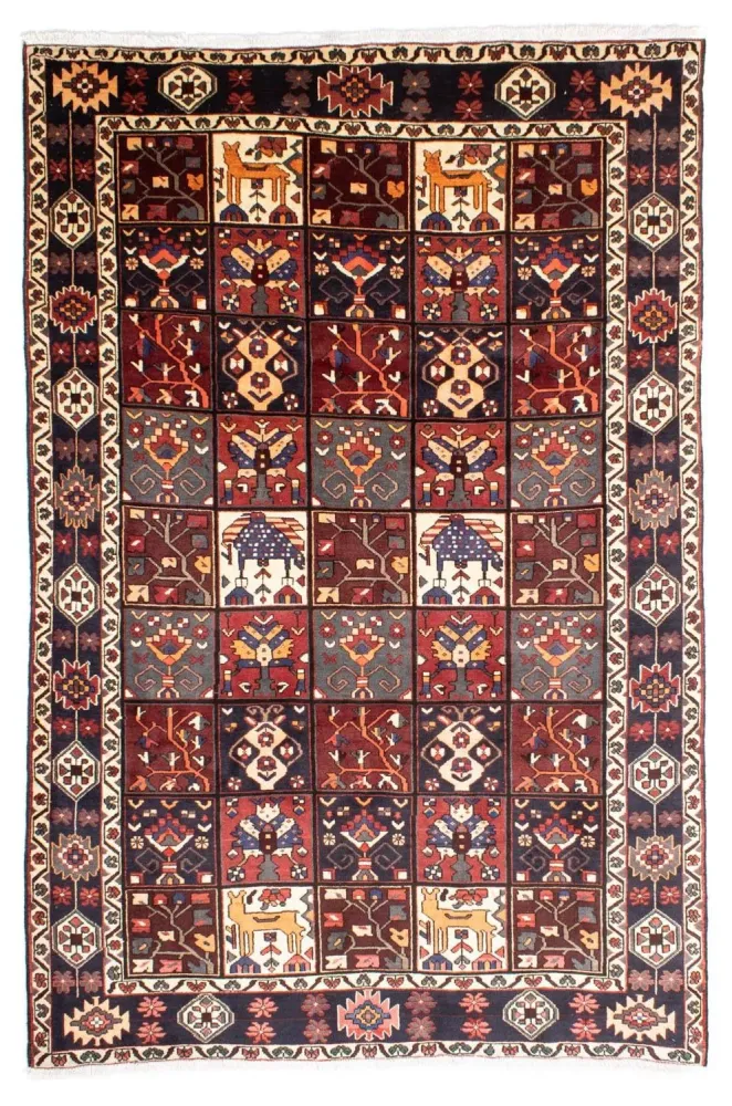 Perski dywan - Nomadyczny - 305 x 210 cm - ciemnoniebieski