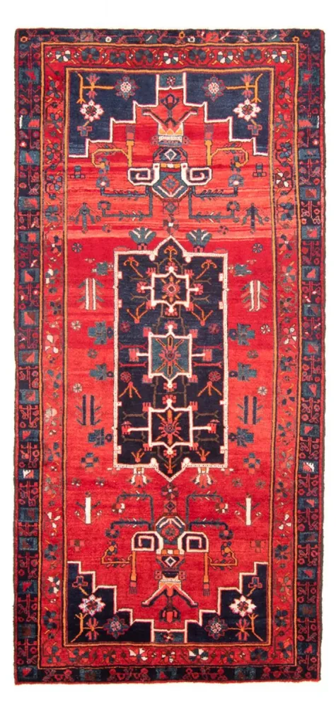 Perski dywan - Nomadyczny - 310 x 155 cm - czerwony