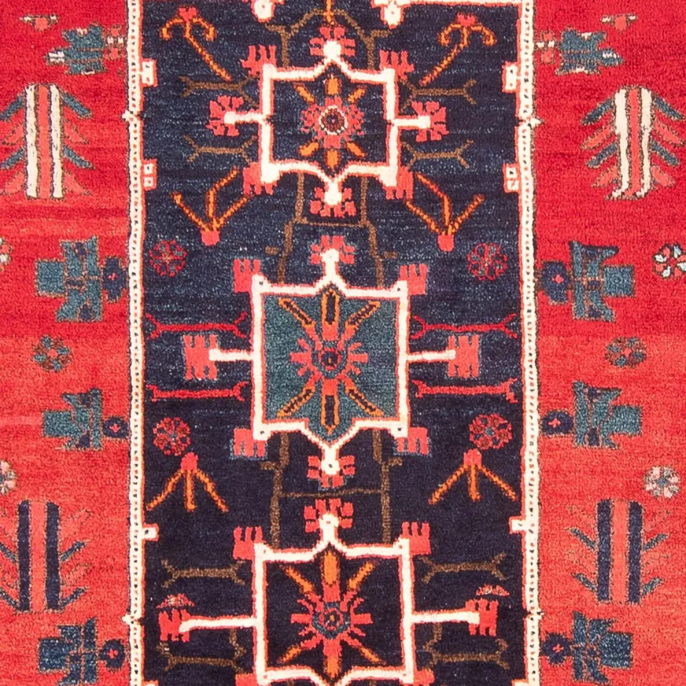 Perski dywan - Nomadyczny - 310 x 155 cm - czerwony