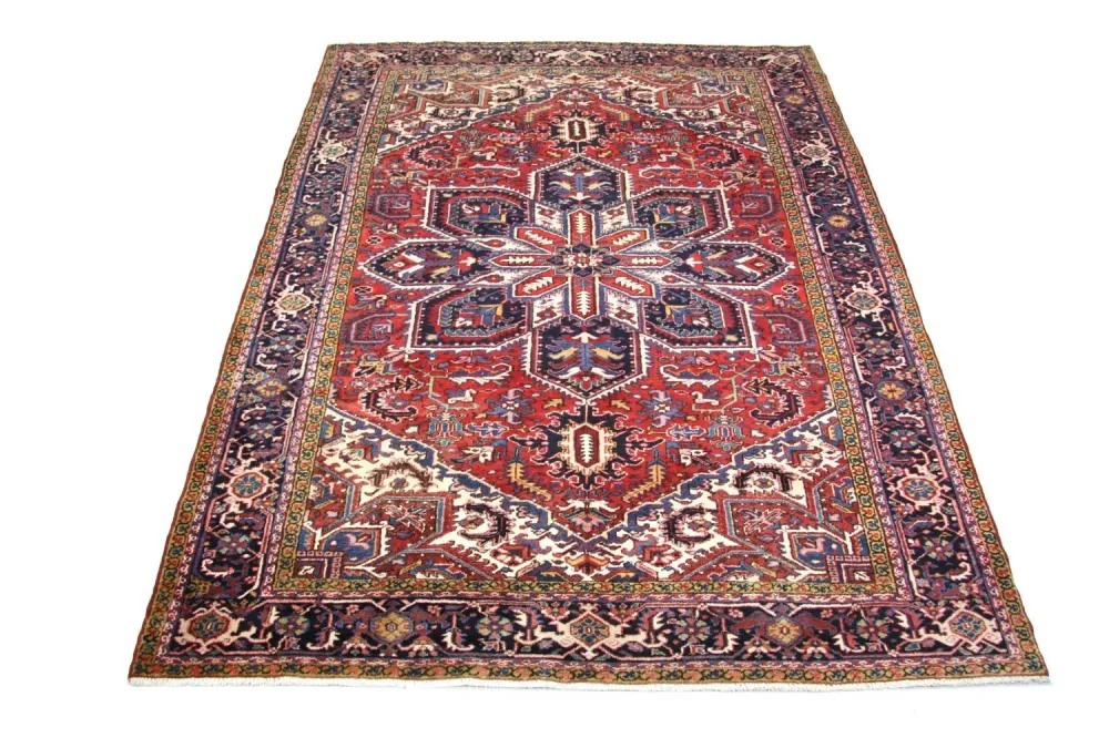 Perski dywan - Nomadyczny - 330 x 254 cm - niebieski