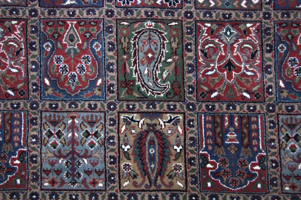 Perski dywan - Nomadyczny - 351 x 256 cm - niebieski