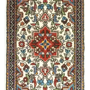 Perski dywan - Nomadyczny - 90 x 60 cm - beżowy
