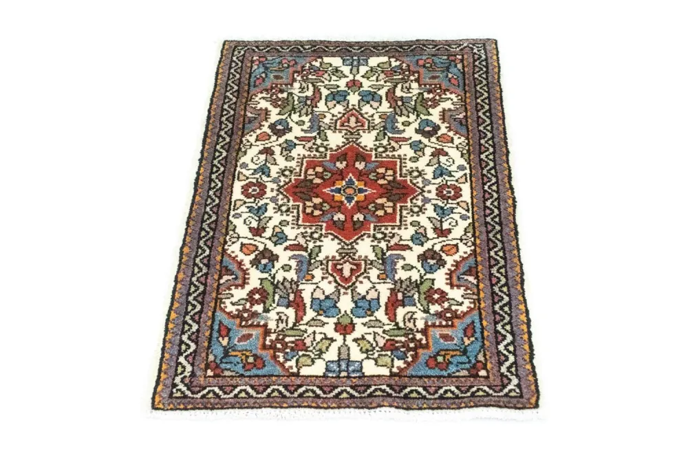 Perski dywan - Nomadyczny - 90 x 60 cm - beżowy