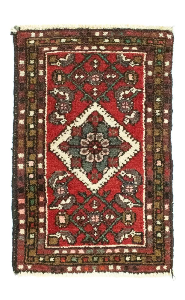 Perski dywan - Nomadyczny - 65 x 50 cm - czerwony