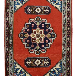Perski dywan - Nomadyczny - 95 x 70 cm - czerwony