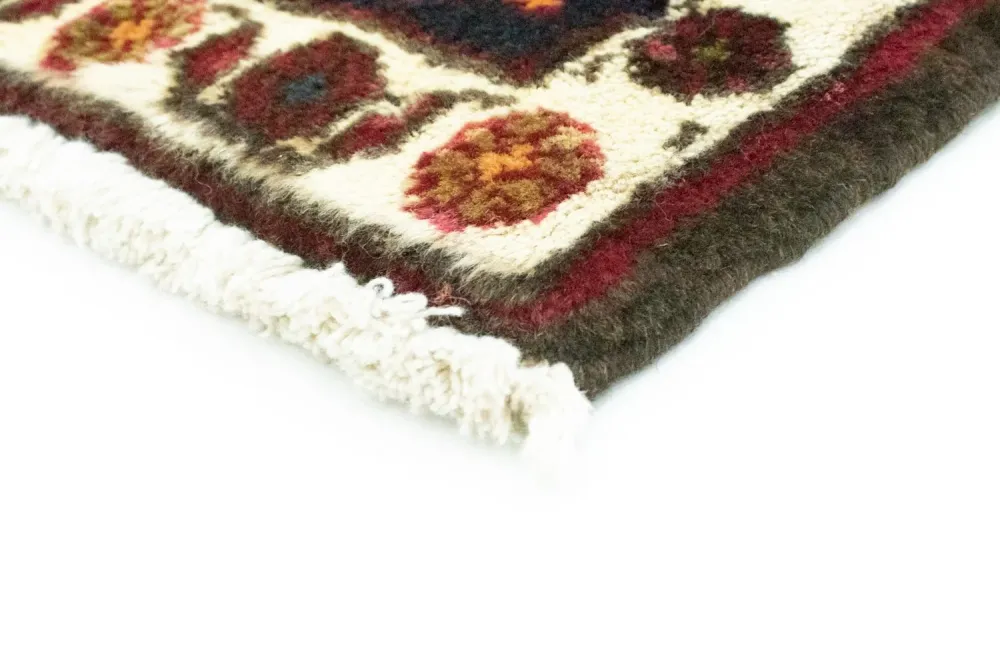 Perski dywan - Nomadyczny kwadratowy - 109 x 105 cm - czerwony