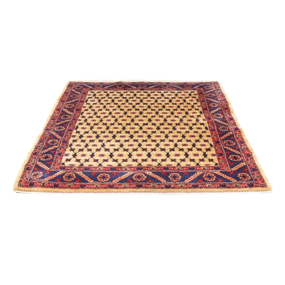 Perski dywan - Nomadyczny kwadratowy - 147 x 131 cm - beżowy