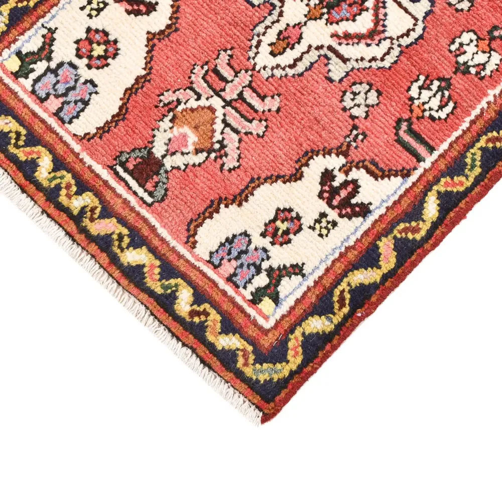 Perski dywan - Nomadyczny kwadratowy - 65 x 65 cm - czerwony