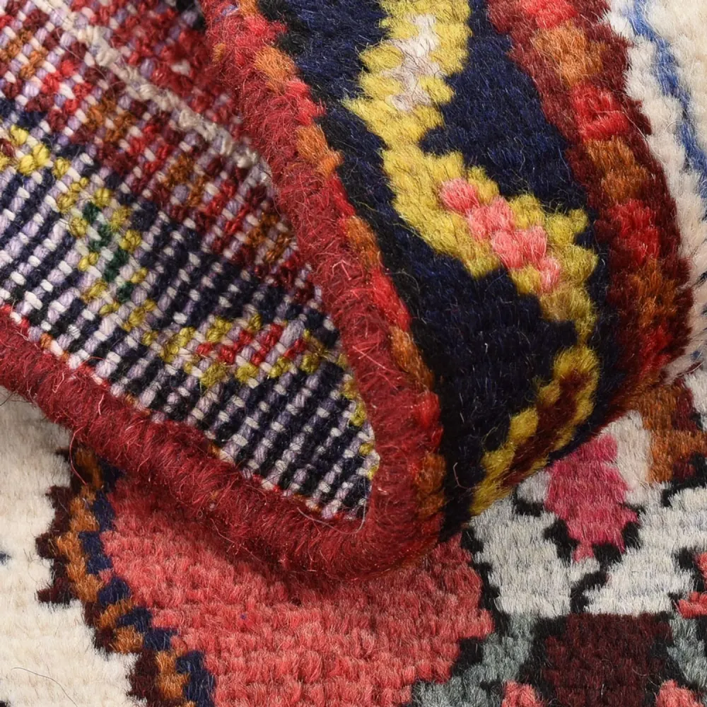 Perski dywan - Nomadyczny kwadratowy - 65 x 65 cm - czerwony