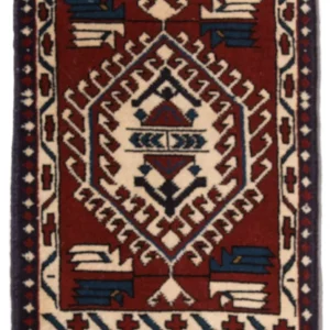 Perski dywan - Nomadyczny - 54 x 40 cm - wielokolorowy