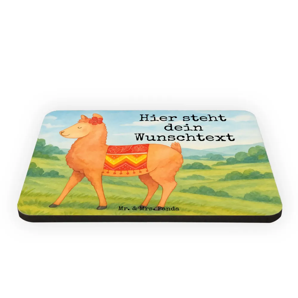 Personalizowany Magnes alpaka Dumny Design
