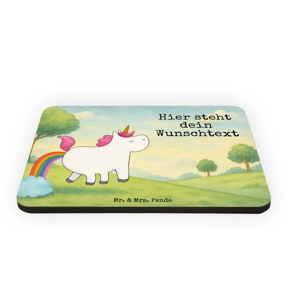 Personalizowany Magnes Jednorożec puszczać bąki Design
