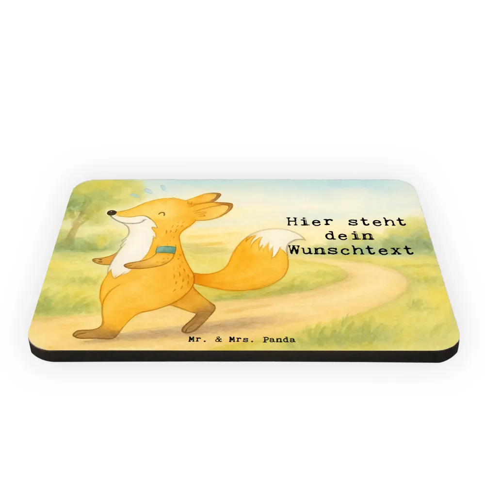 Personalizowany Magnes Lis Bieganie Design