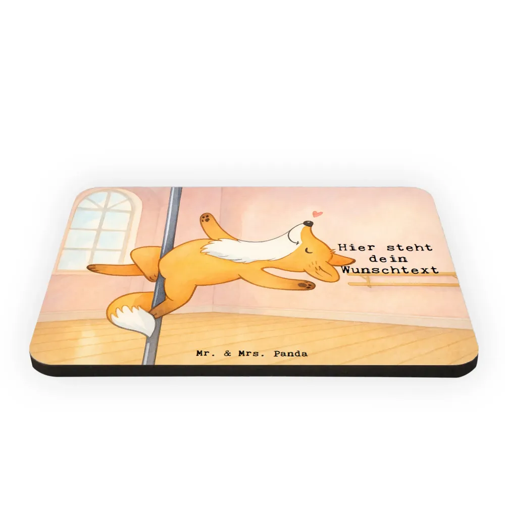 Personalizowany Magnes lis taniec na rurze Design