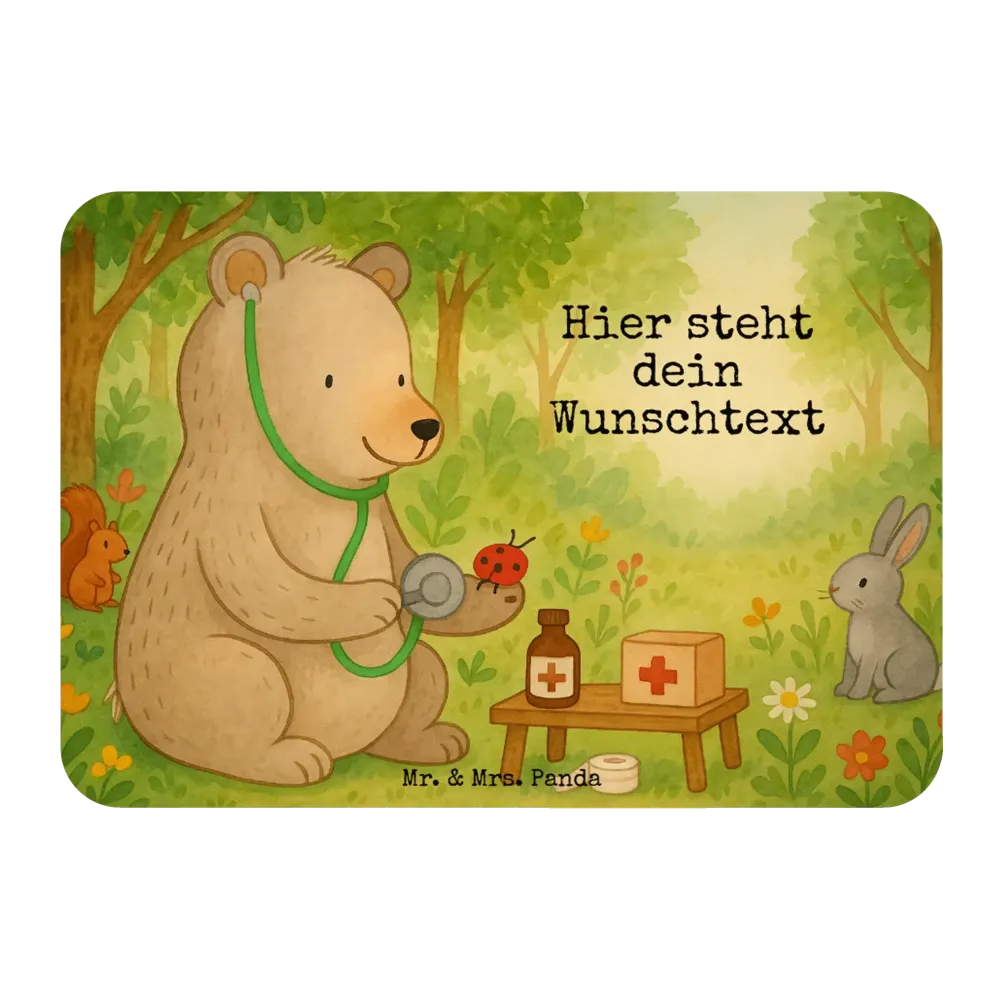 Personalizowany Magnes niedźwiedź lekarz Design